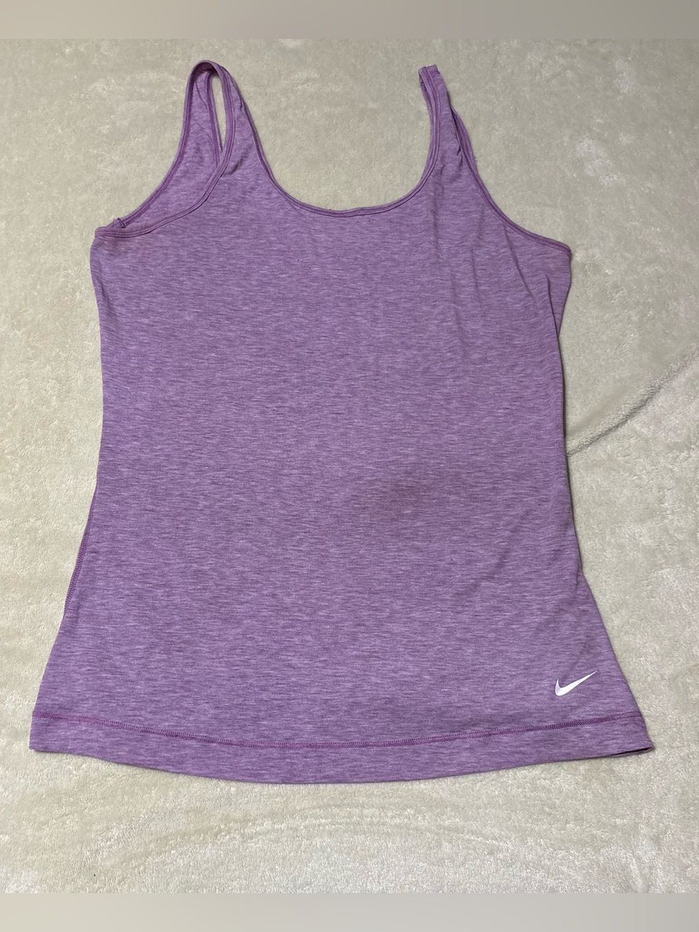 Nike Lavender Heather Women's Athletic Tank Top
